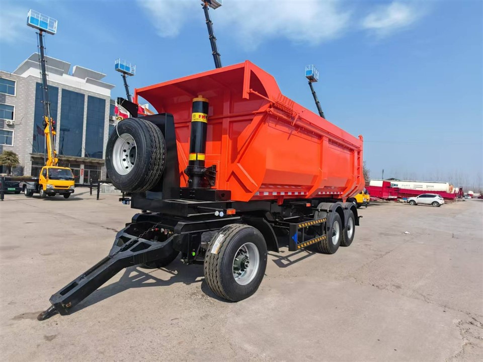 Средно{0}}монтирано полуремарке с кутия-тип-